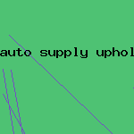 auto upholstery
